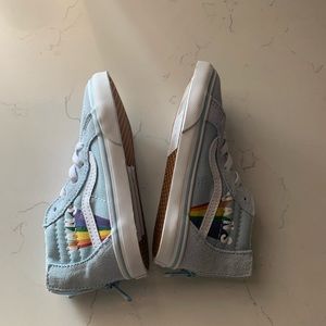 Baby blue Vans US Toddler Size 10